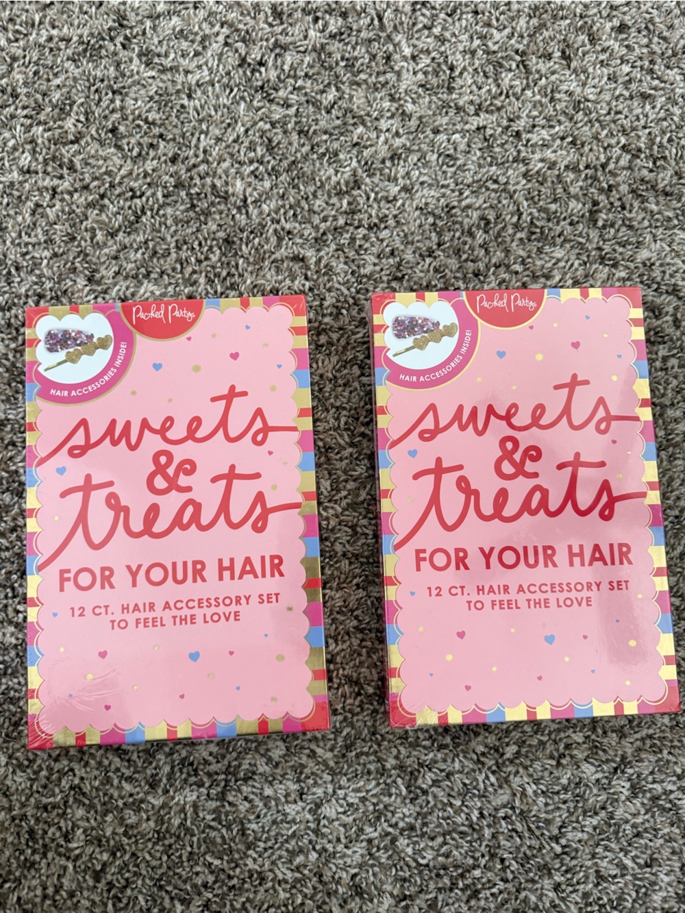 Packed Party sweets and treats For Your Hair 24 Ct. Hair Accessory Set